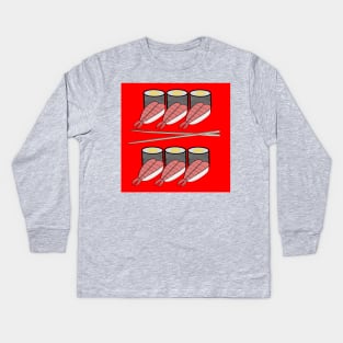 SUSHI Roll Party Kids Long Sleeve T-Shirt